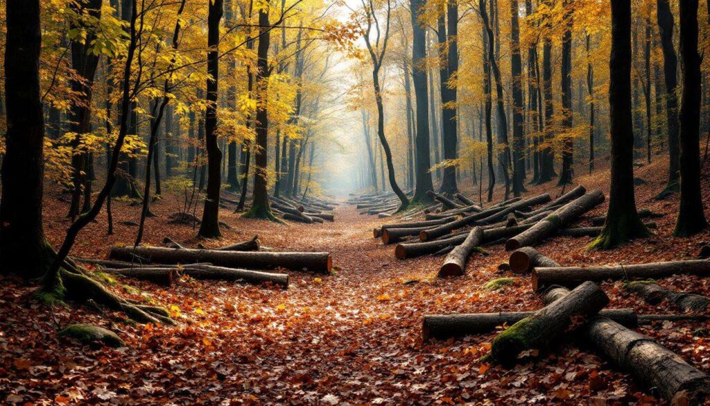 Darf man in Deutschland Holz im Wald sammeln, um zu heizen?
